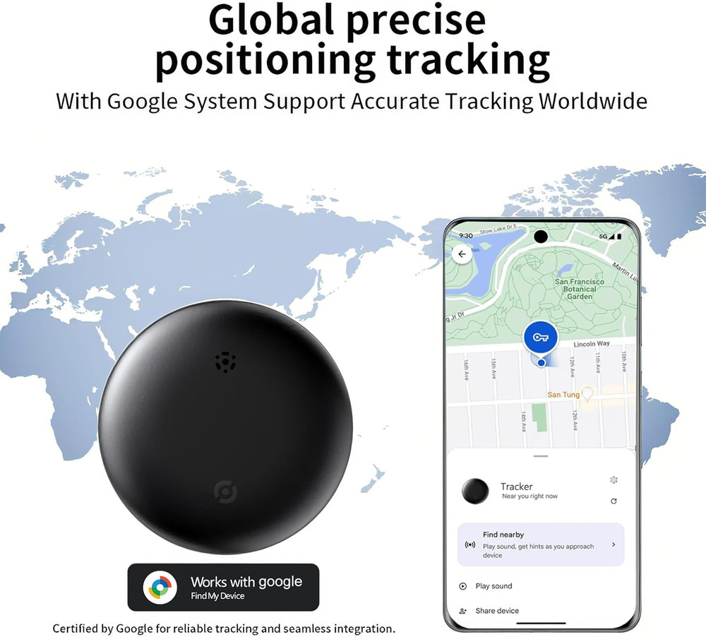 GPS Cat Tracker with Collar, Smart Tracker for Cats - No Subscription | Waterpro