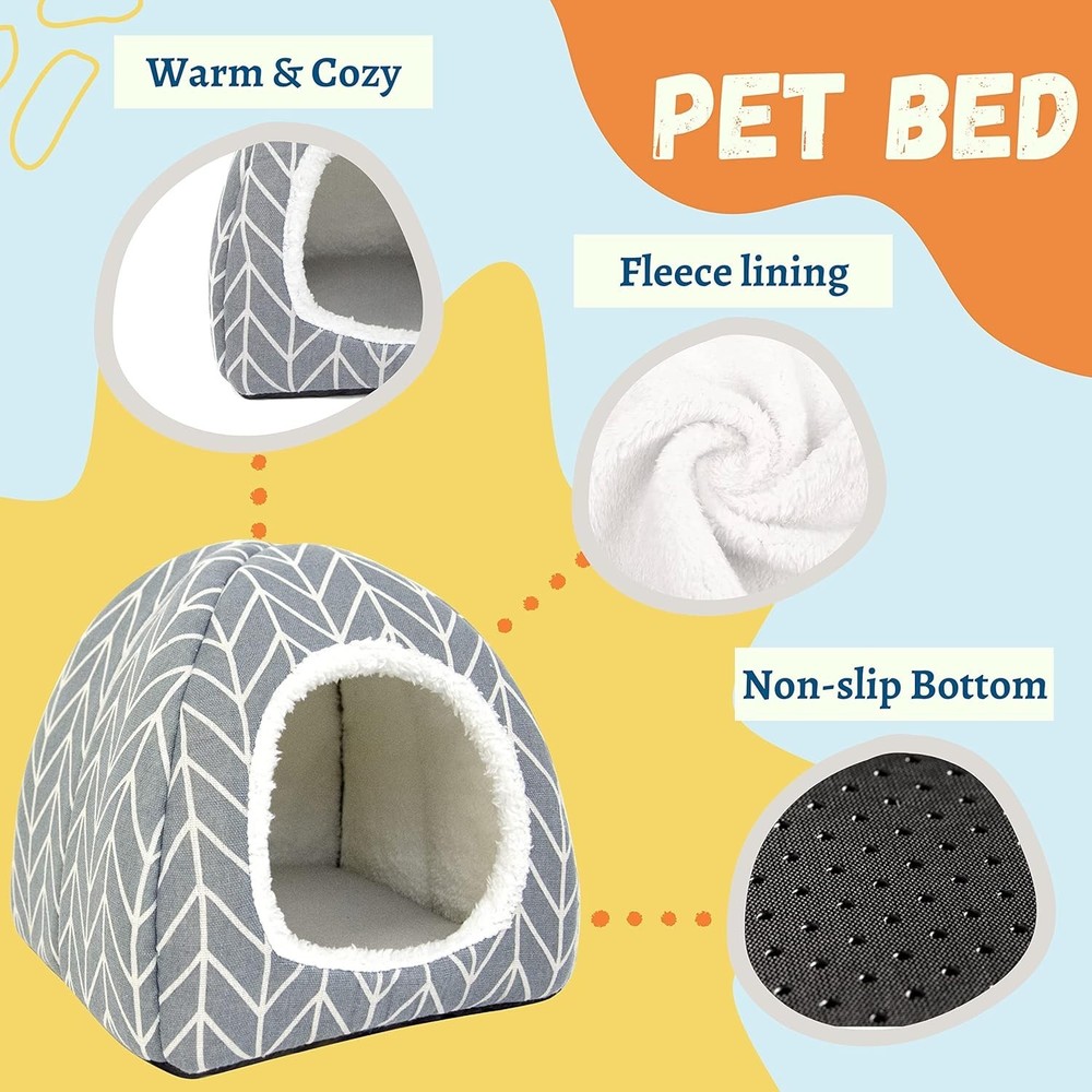 Cozy Guinea Pig Hideout Bed - 2 Pack