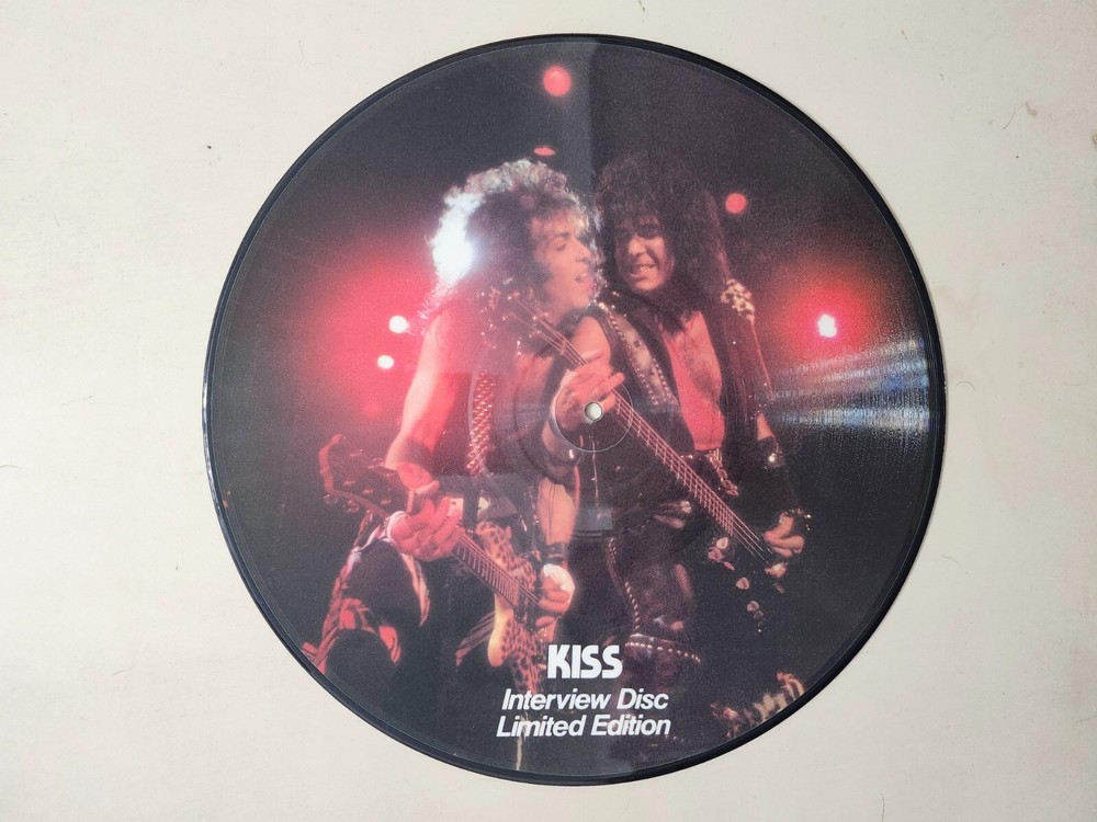 KISS Limited Edition Serial Numbered Interview Picture Disc Vinyl Album LP COOL!