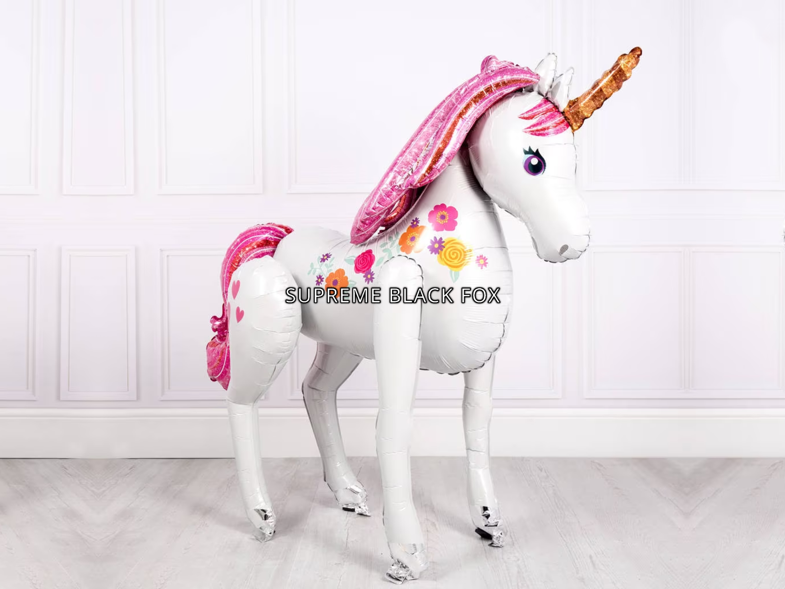 46" Tall Unicorn Airwalker Jumbo Giant Foil Balloon Birthday Wedding Party Decor