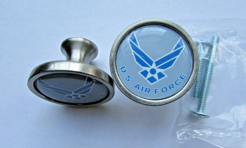 Air Force Cabinet Knobs, US Air Force Logo Cabinet Pulls / kitchen knobs