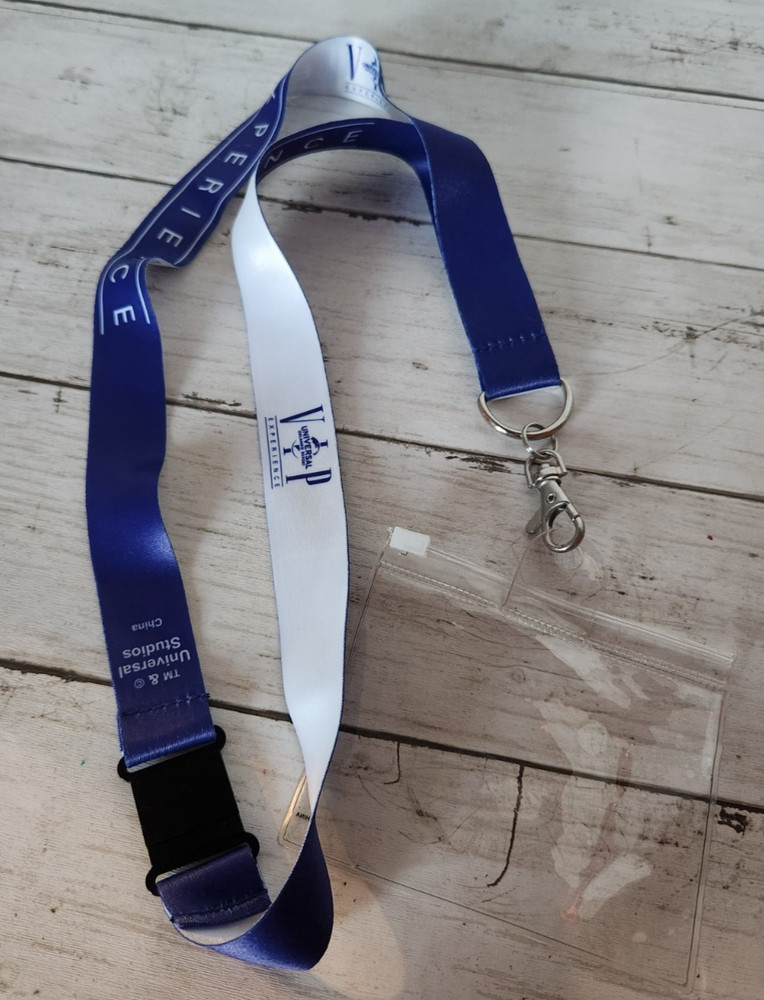Universal Studios Orlando "VIP Experience" Reversible Lanyard