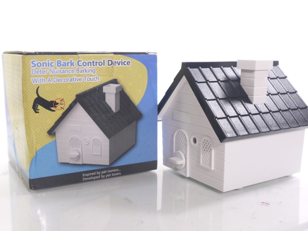 Sonic Bark Control Device with Decorative Touch! Small House
