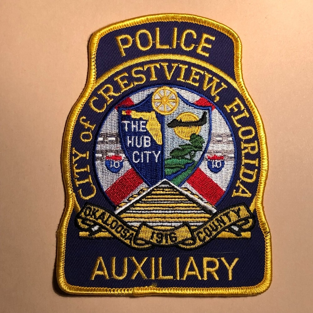 Crestview Florida Police Auxiliary Patch