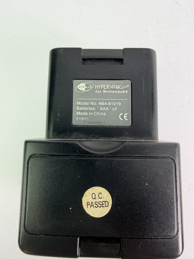 Nyko HyperPak Plus N64 Rumble Pack Hyper Pak Black