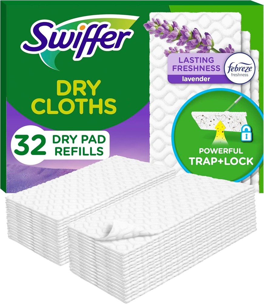Sweeper Dry Sweeping Pad, Multi Surface Refills for Dusters Floor
