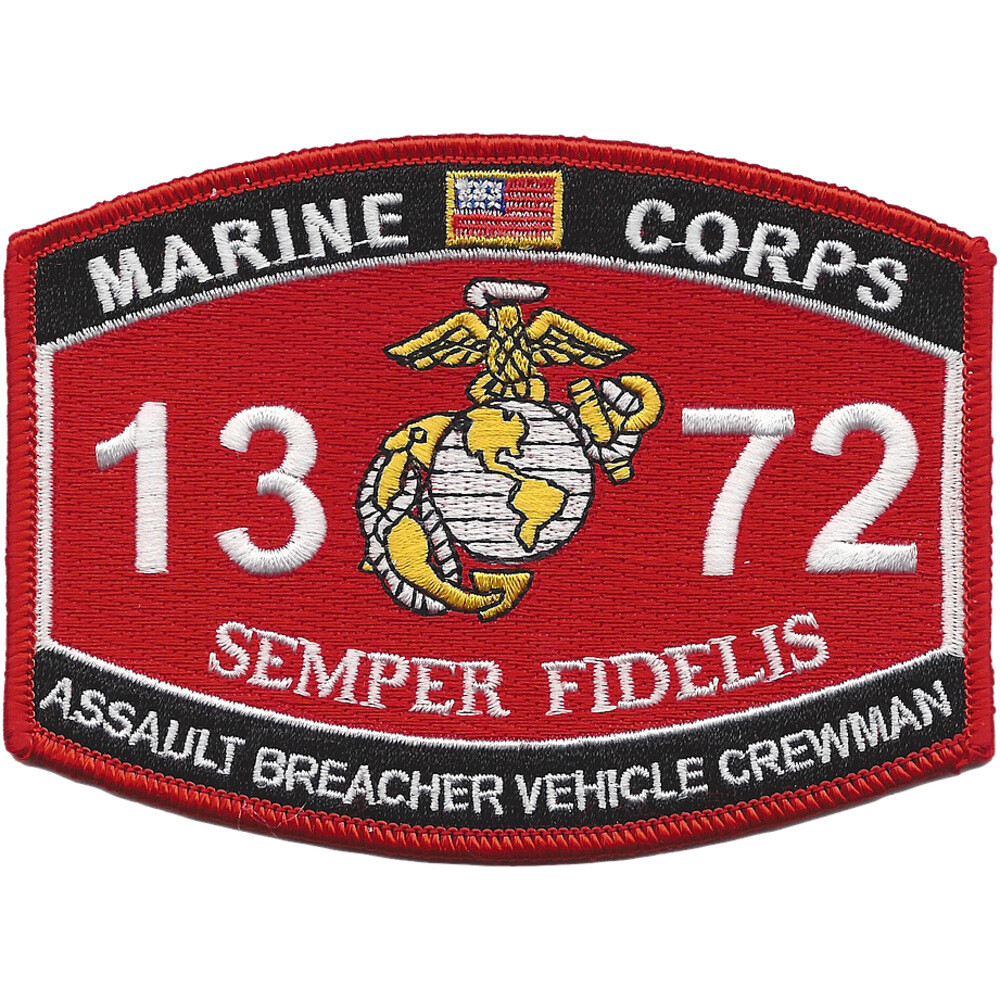 MOS 1372 Assault Breacher Vehicle Crewman Patch