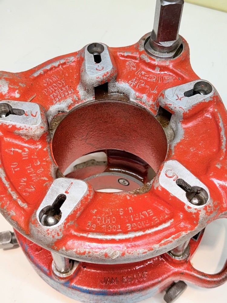 RIDGID 4P-J POWER THREADING/ GEARED PIPE THREADER 2-1/2" - 4" #1
