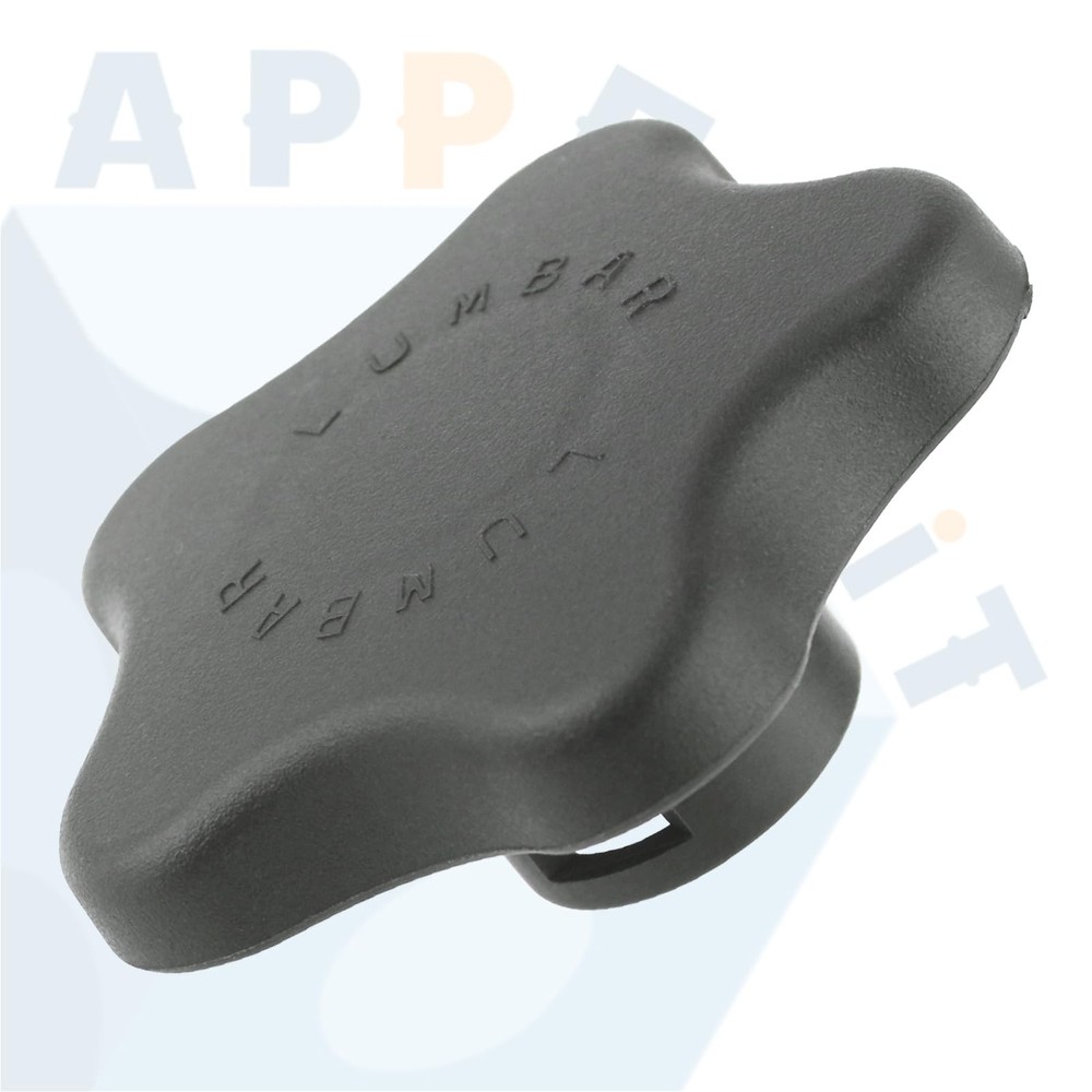 Seat Lumbar Support Knob Adjust Handle Front Lumar Knob, Gray
