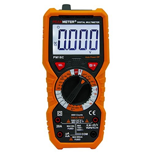 PM18C High Performance Digital Multimeter with AC/DC Voltage, Current