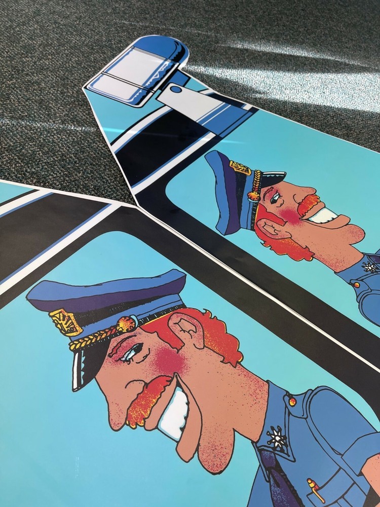 APB Side Art - Arcade Video Game - A.P.B. Atari Dedicated Cab