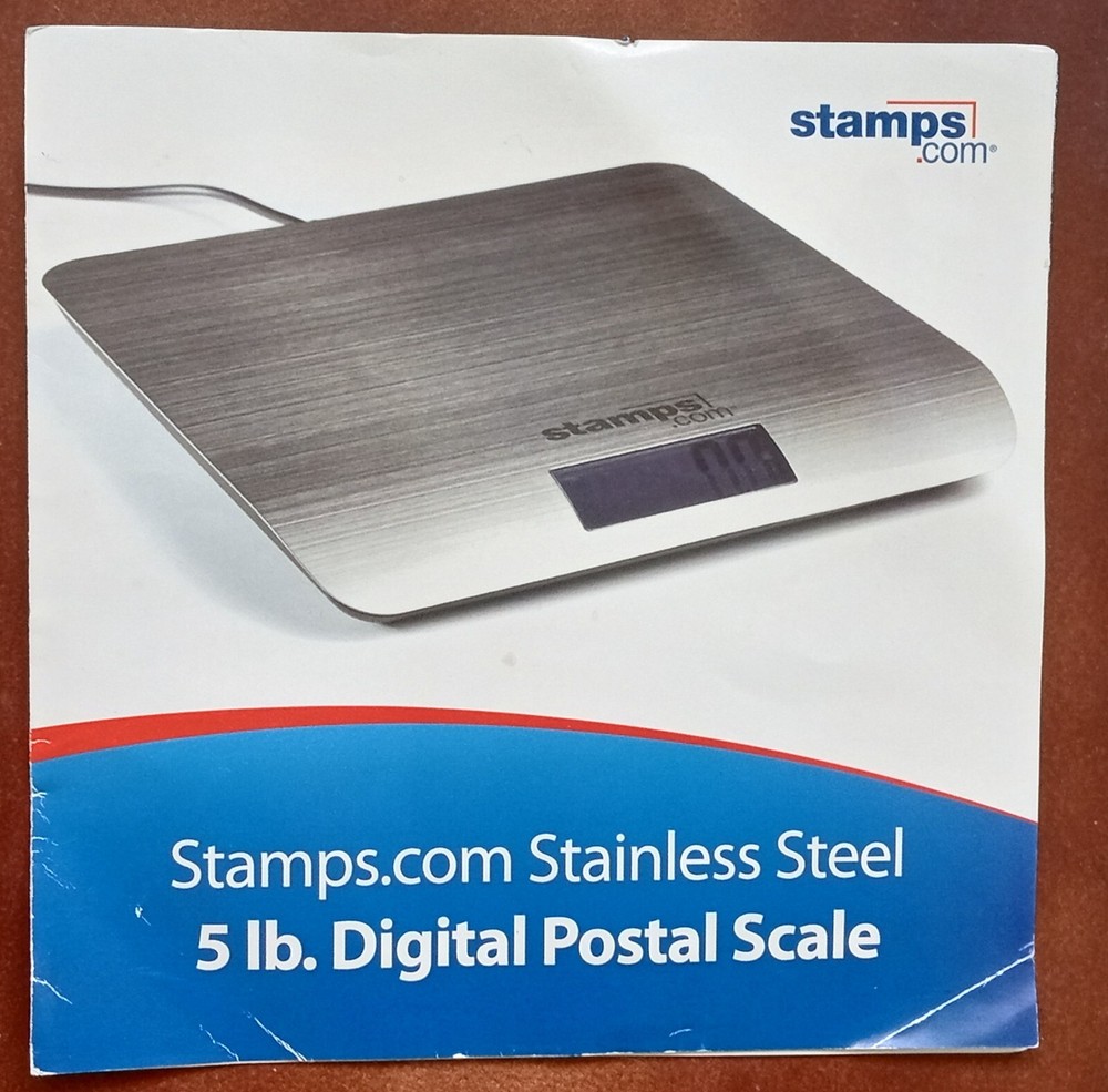 Stamps.Com Digital Postal Scale, 5lb Capacity - DOES NOT include USB cord