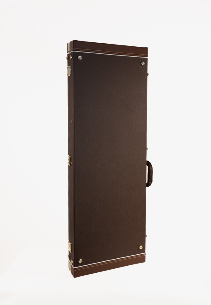 Hard-Shell Electric Guitar Case (Brown)