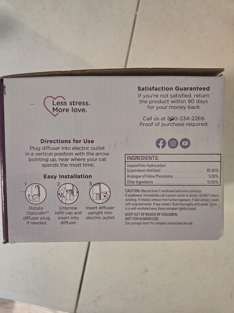 Comfort Zone MultiCat Control Diffuser Refill 3-Pack