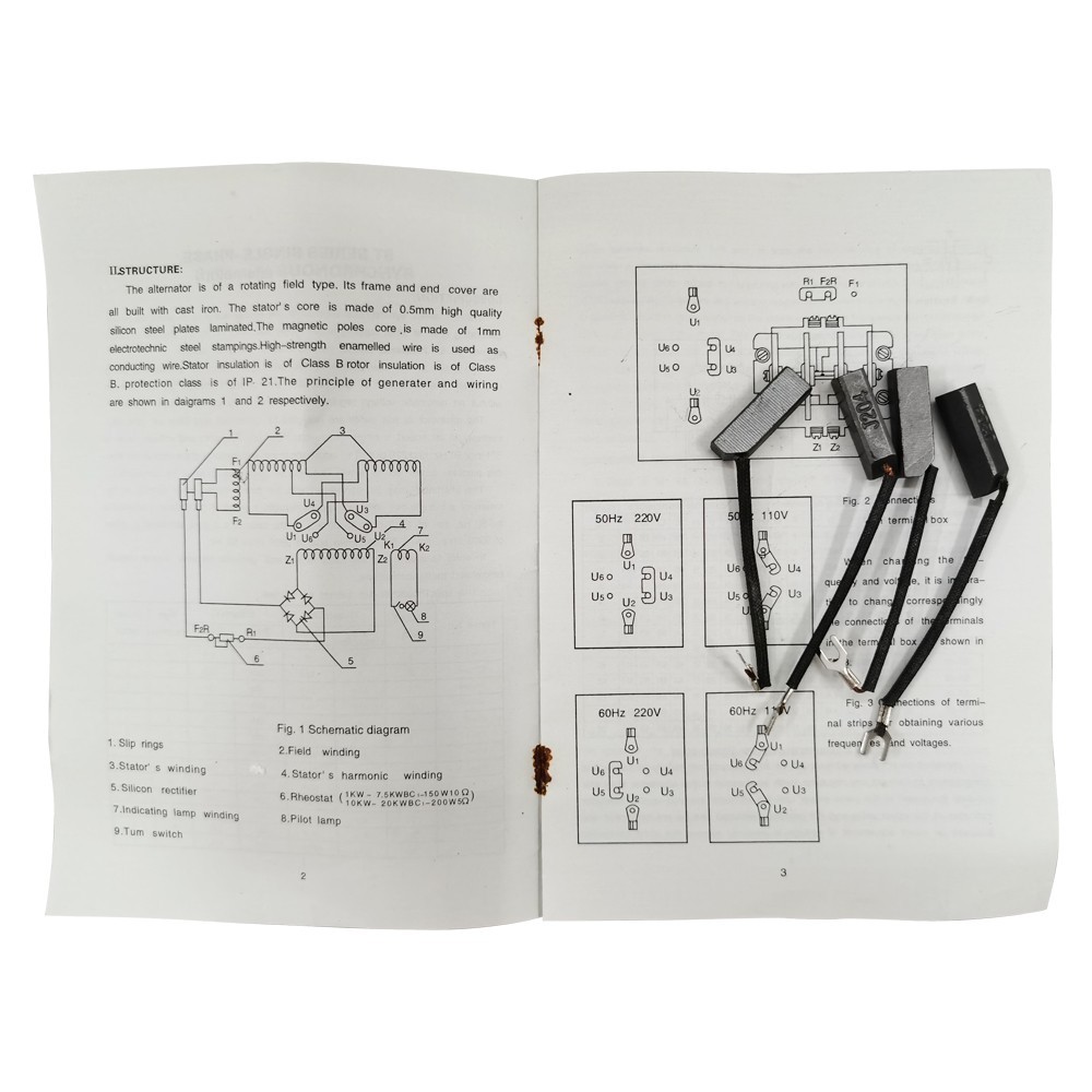 Automatic Regulated Hydroelectric Regulator Exciter Generator 220V Single-phase