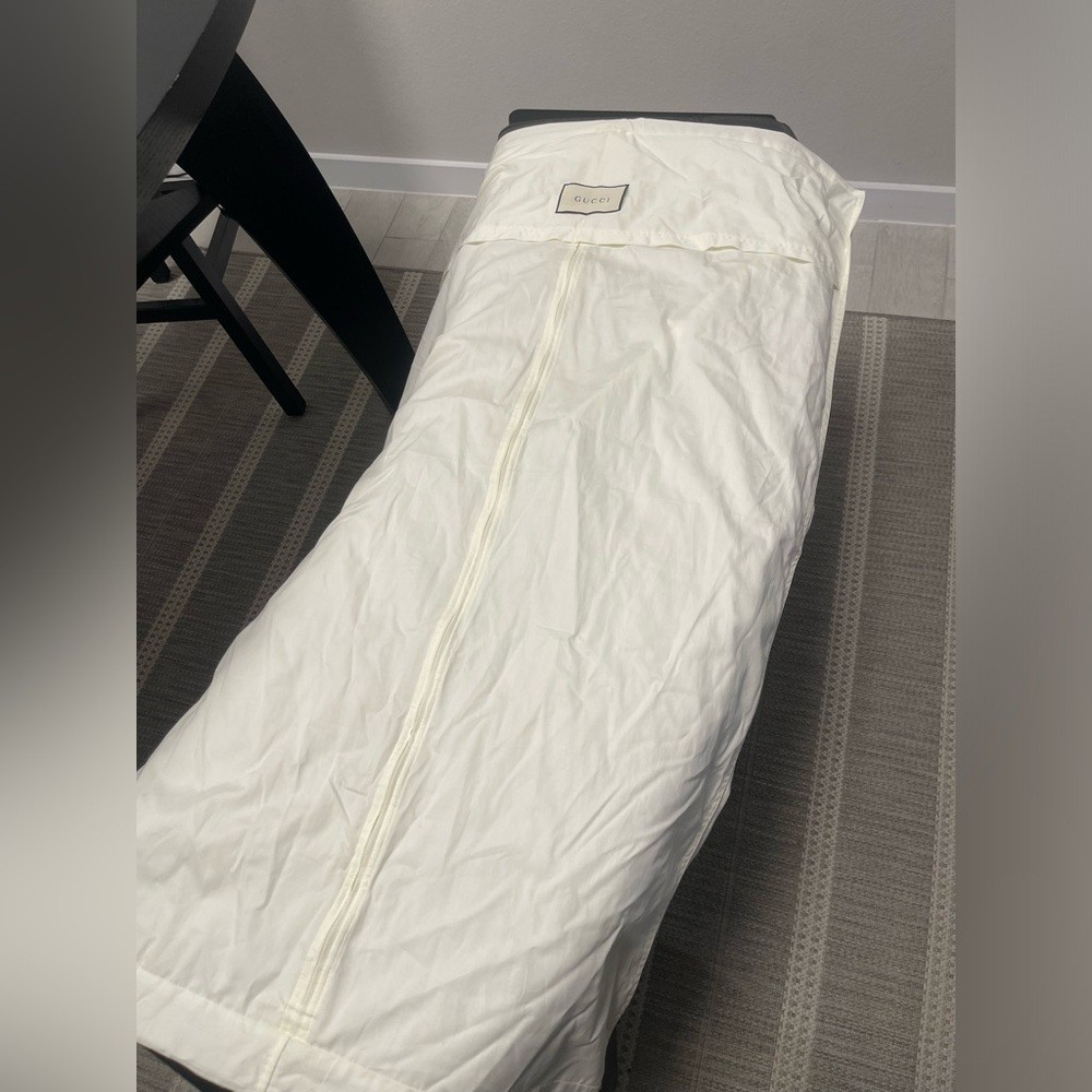 Authentic Gucci cotton garment bag