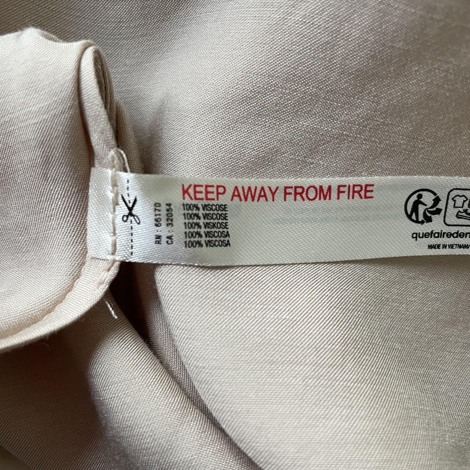 NWT Anthropologie Colorblock Slip Dress Satin Medium Mini Short Cream Beige New