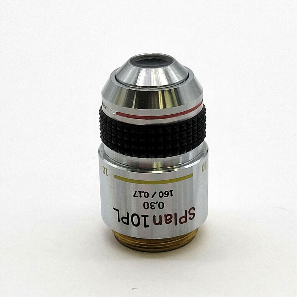 Olympus Microscope Objective SPlan 10PL 10x Phase Contrast 160/0.17