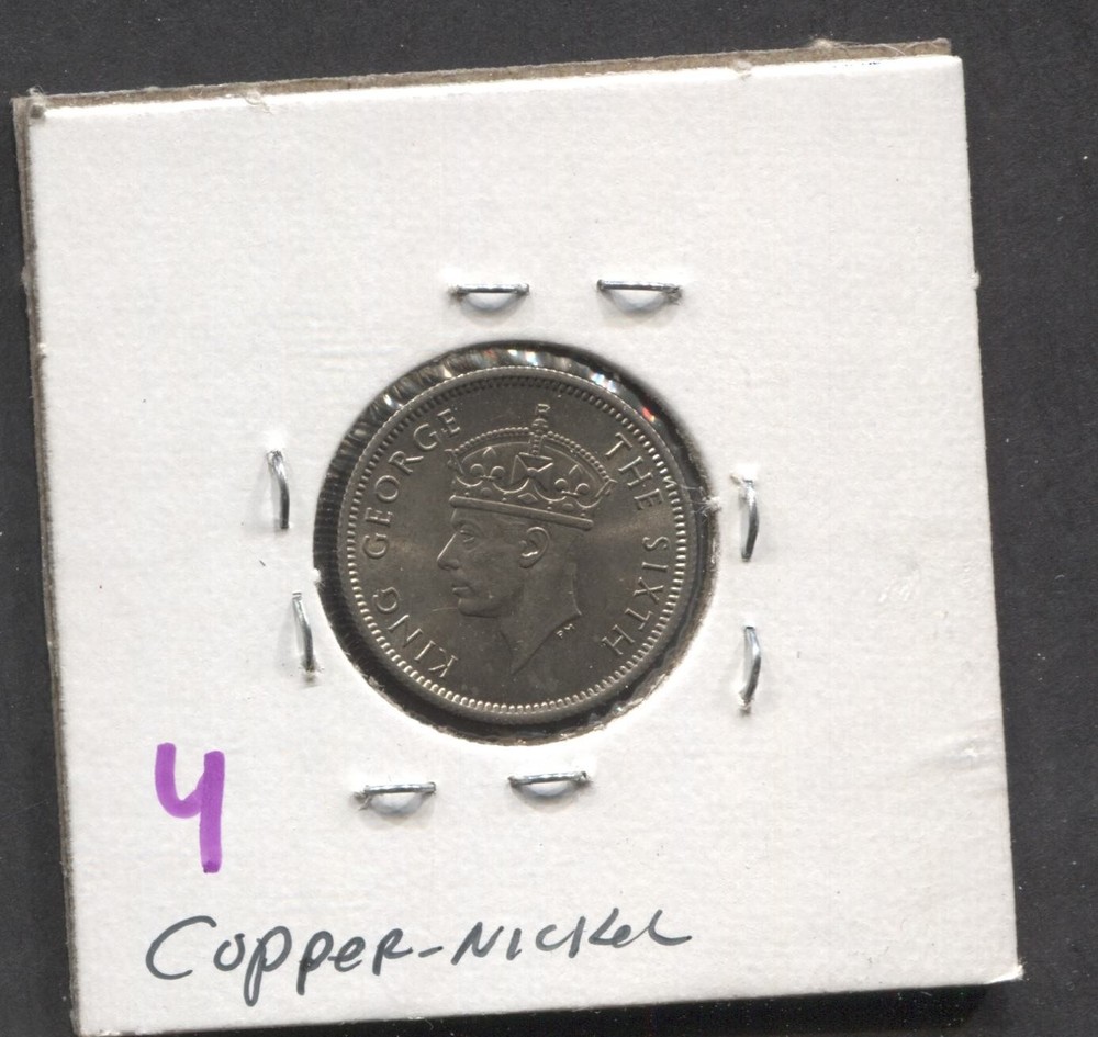 1948- Malaysia-UNC. 10 Cent