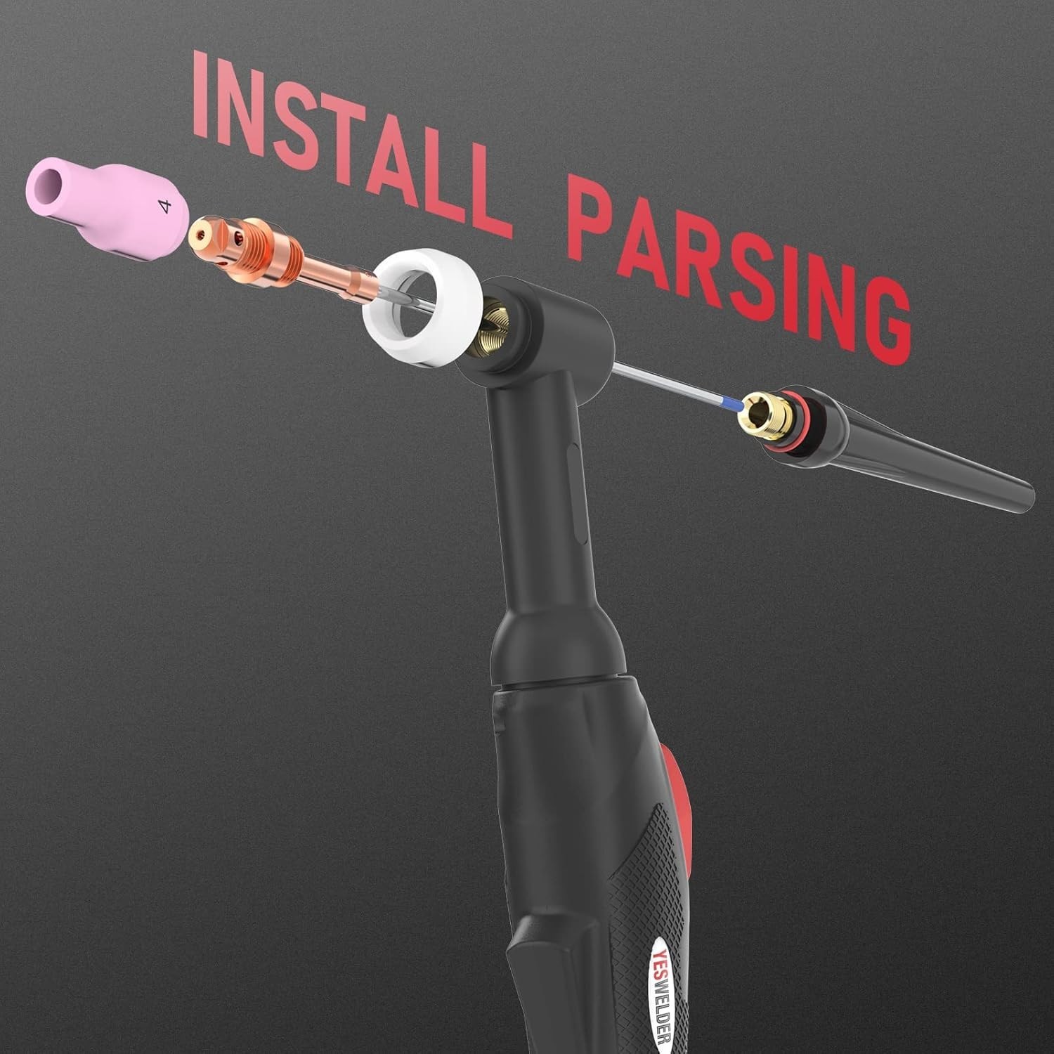 TIG Welding Tungsten Electrode 2% Lanthanated 5pk 1/16" & 5pk 3/32" by 7" Ass...