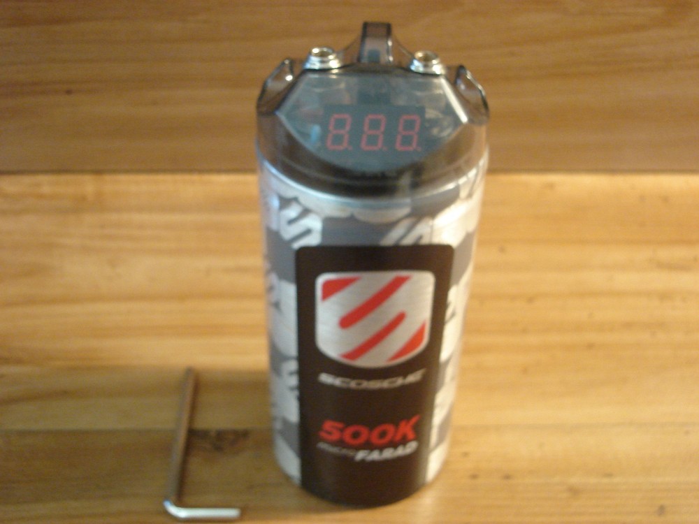 Scosch 500K Micro Farad Capacitors 12V W/ LED Display