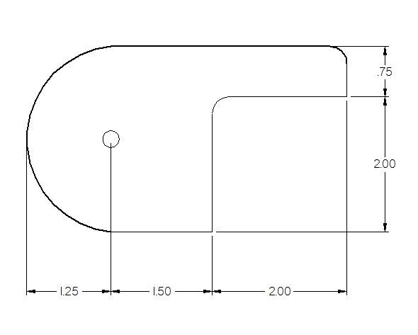 OFFROAD ANONYMOUS Square Link Tab-Size: Small
