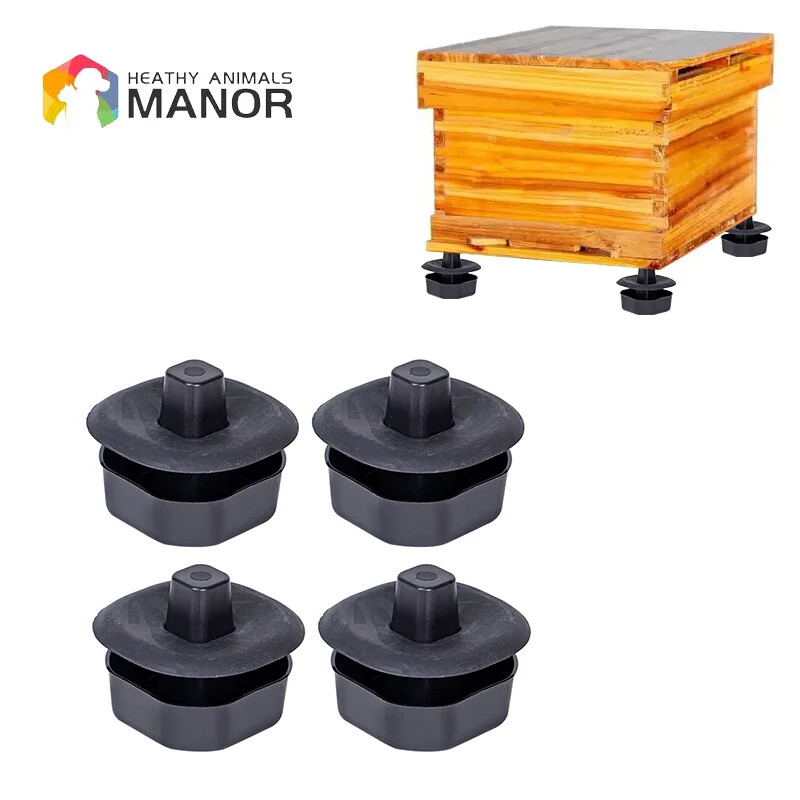 4pcs Bee Hive Perch Beehive Stands Frame Holder Beekeeping Tools Accessories