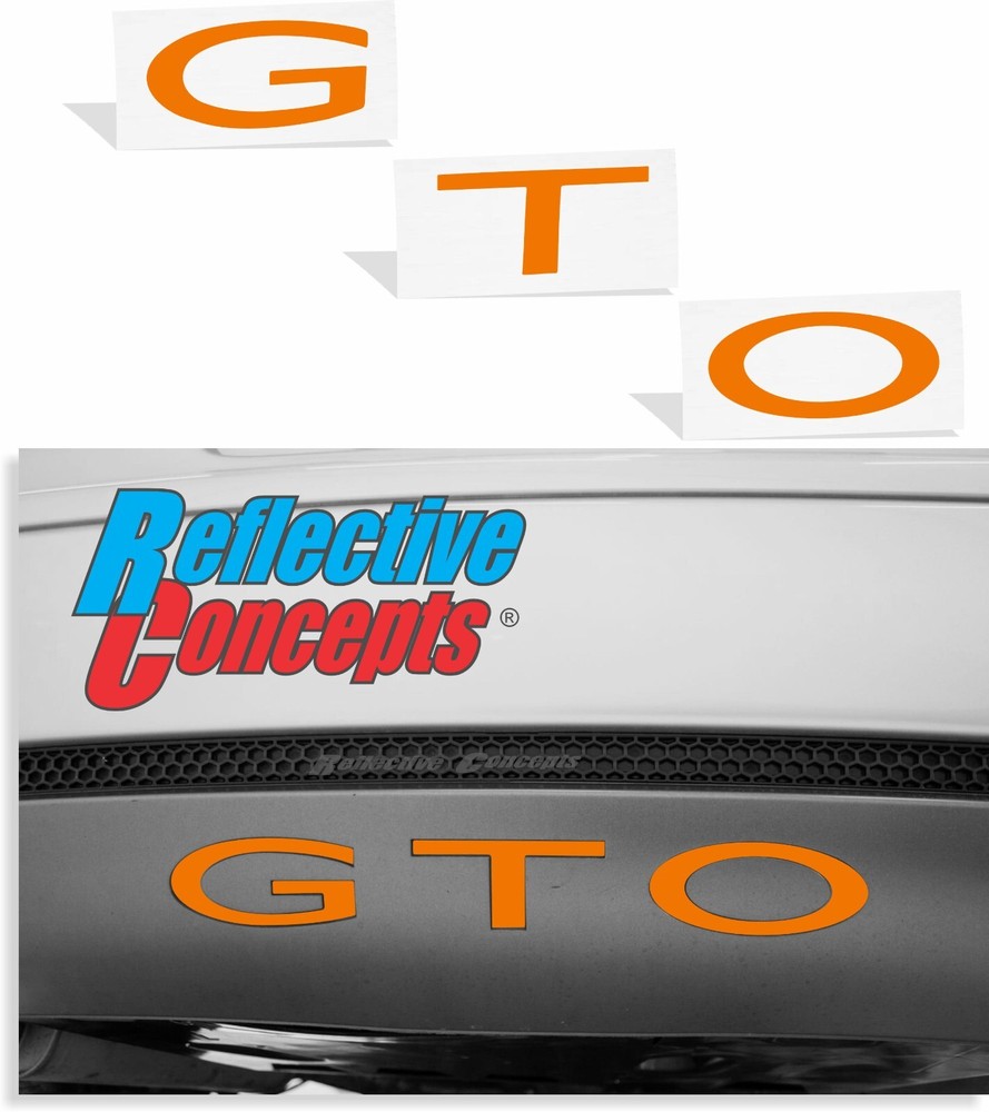 Rear Bumper Inlay Decals - 2004-2006 GTO