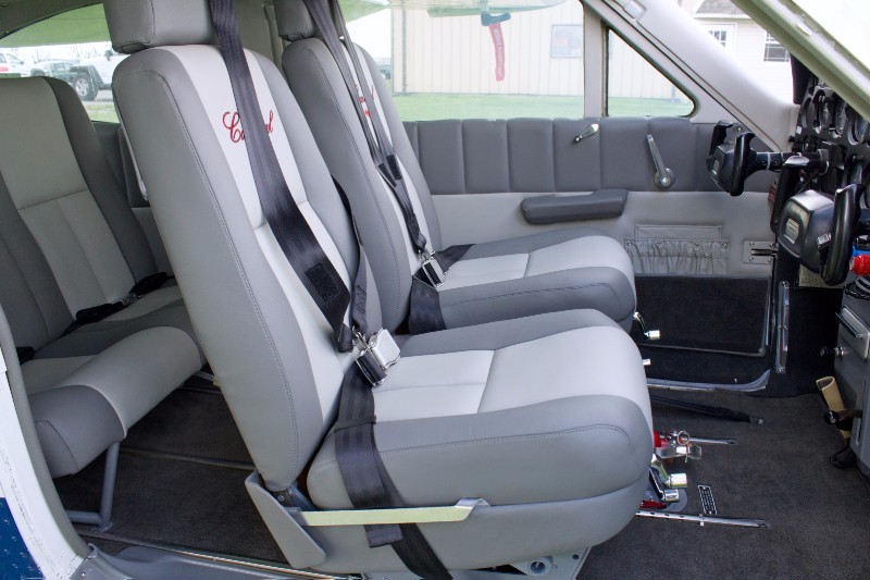 Cessna 177 Cardinal complete custom leather interior