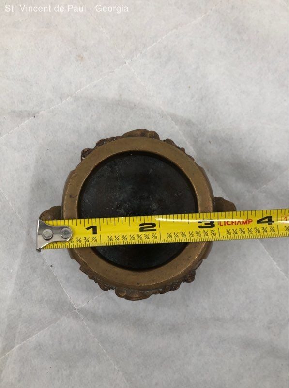 Bronze Engraved Bird Incense Burner 400g