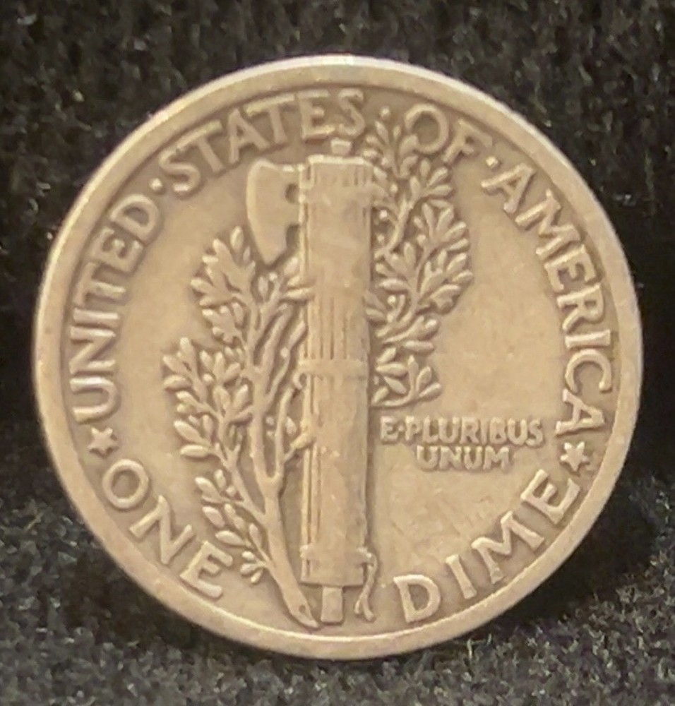 1923 P Mercury Dime 90% Silver