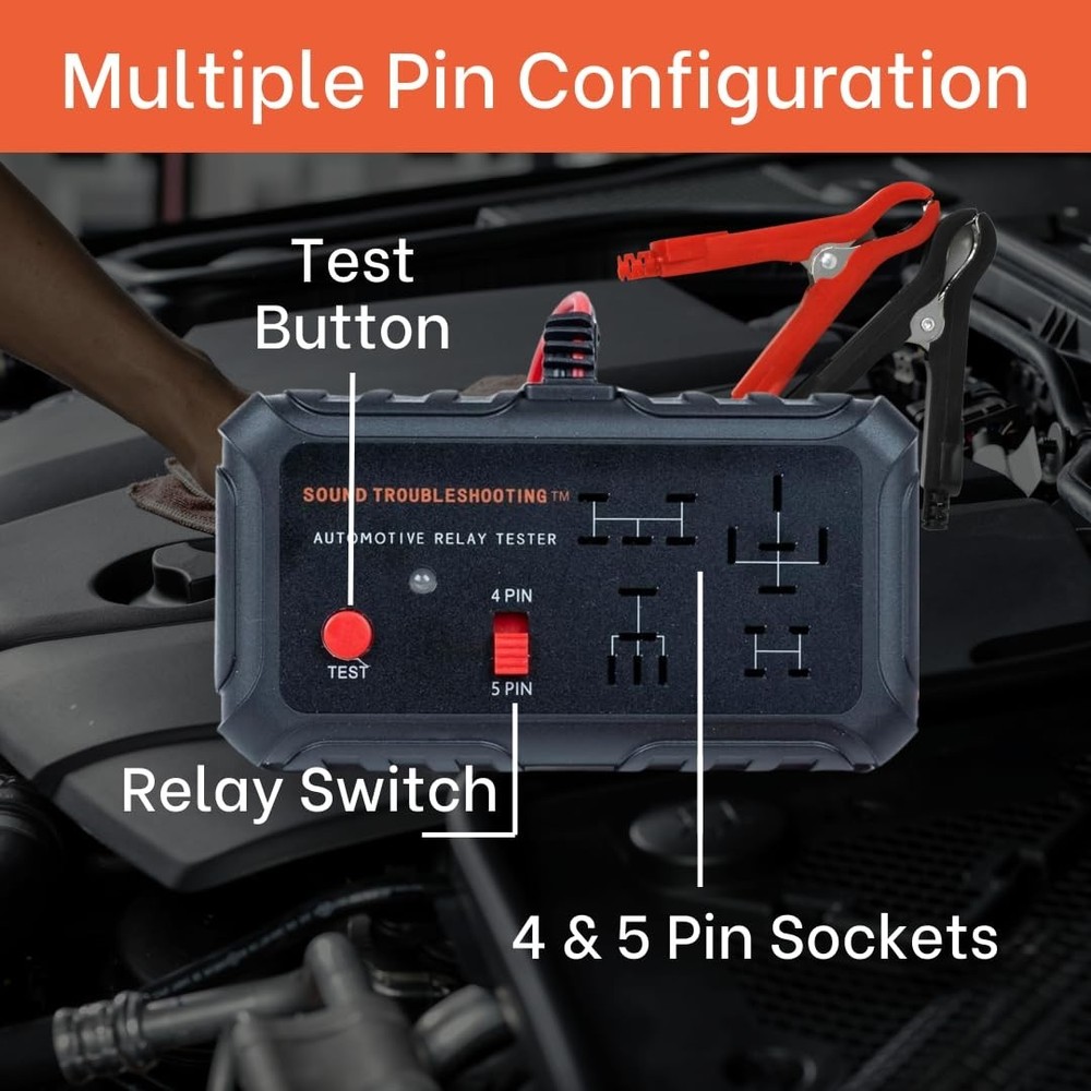 Handheld Relay Testing Tool for Automotive Electrical Systems and Diagnostics