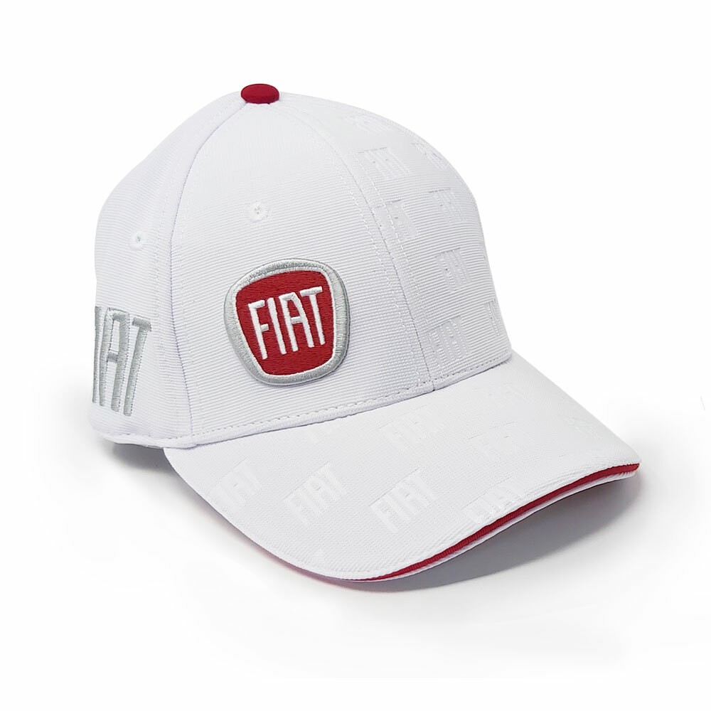 Fiat White Curved Brim Hat