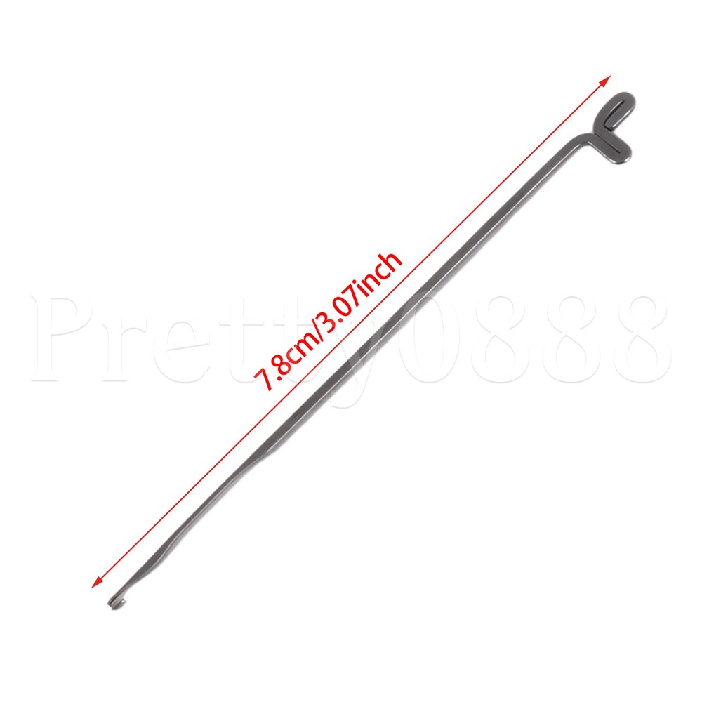 Single Head Crochet Bead Piercing Tool for Sewing Threading and Craft Projects