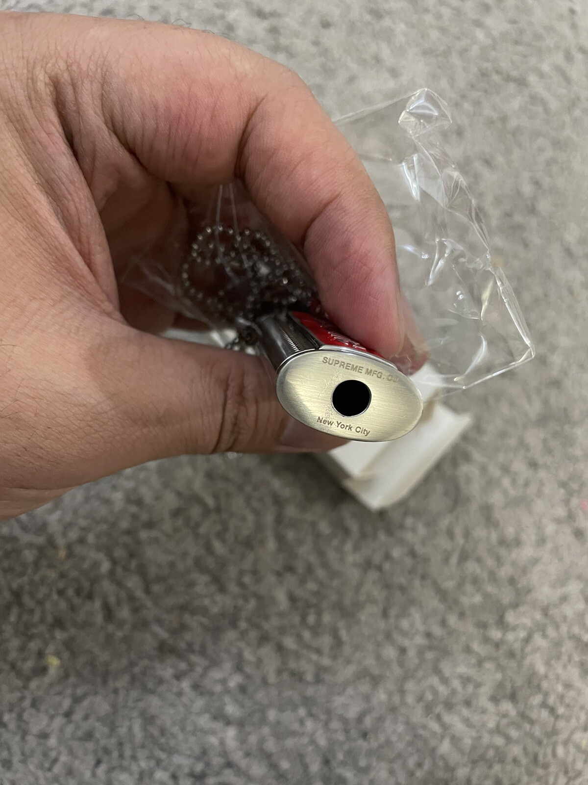 Supreme Metal Lighter Holster Silver 2019