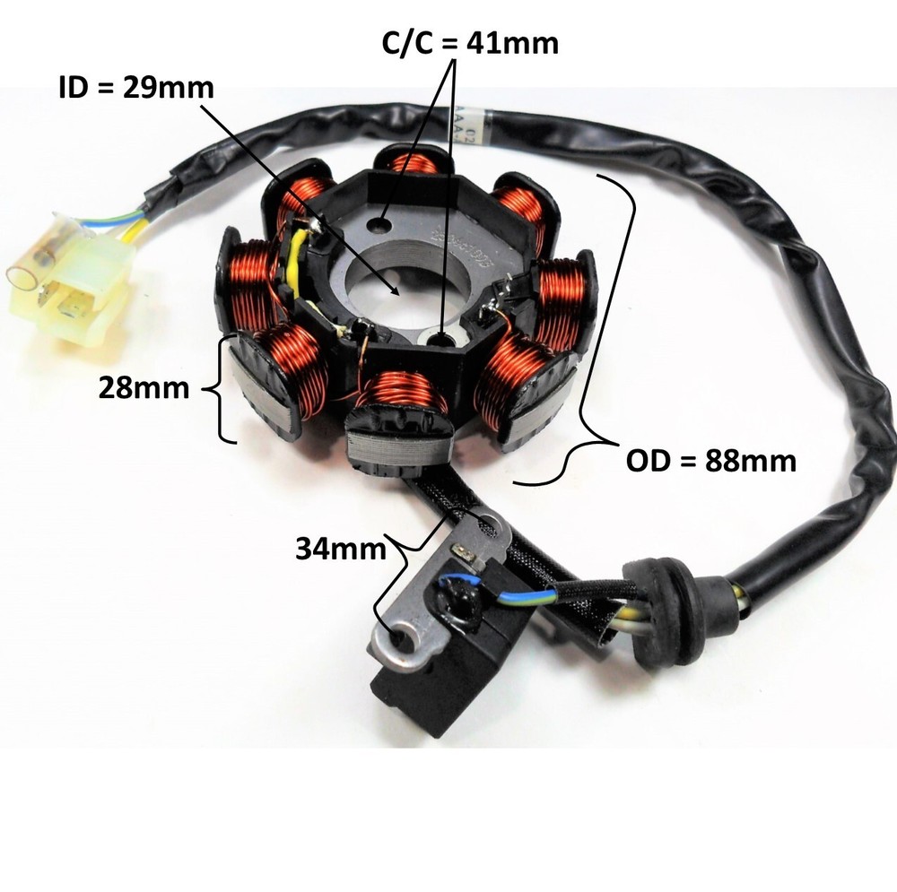 Tomos Nitro 50   Scooter Magneto Stator Coil Pack