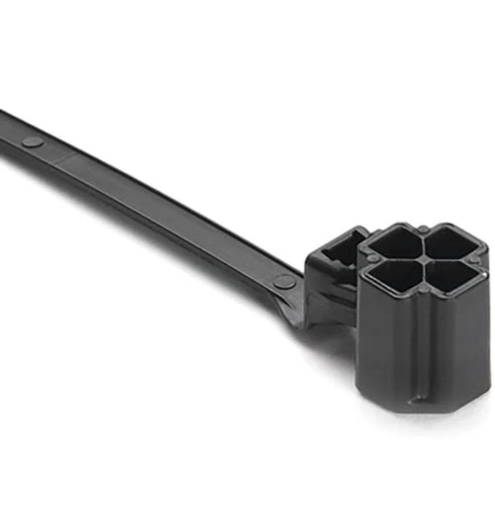 40 pcs HELLERMANNTYTON 157-00233 Stud Mount Cable Tie, M5/T5/M6/T6, 7.5" Ti