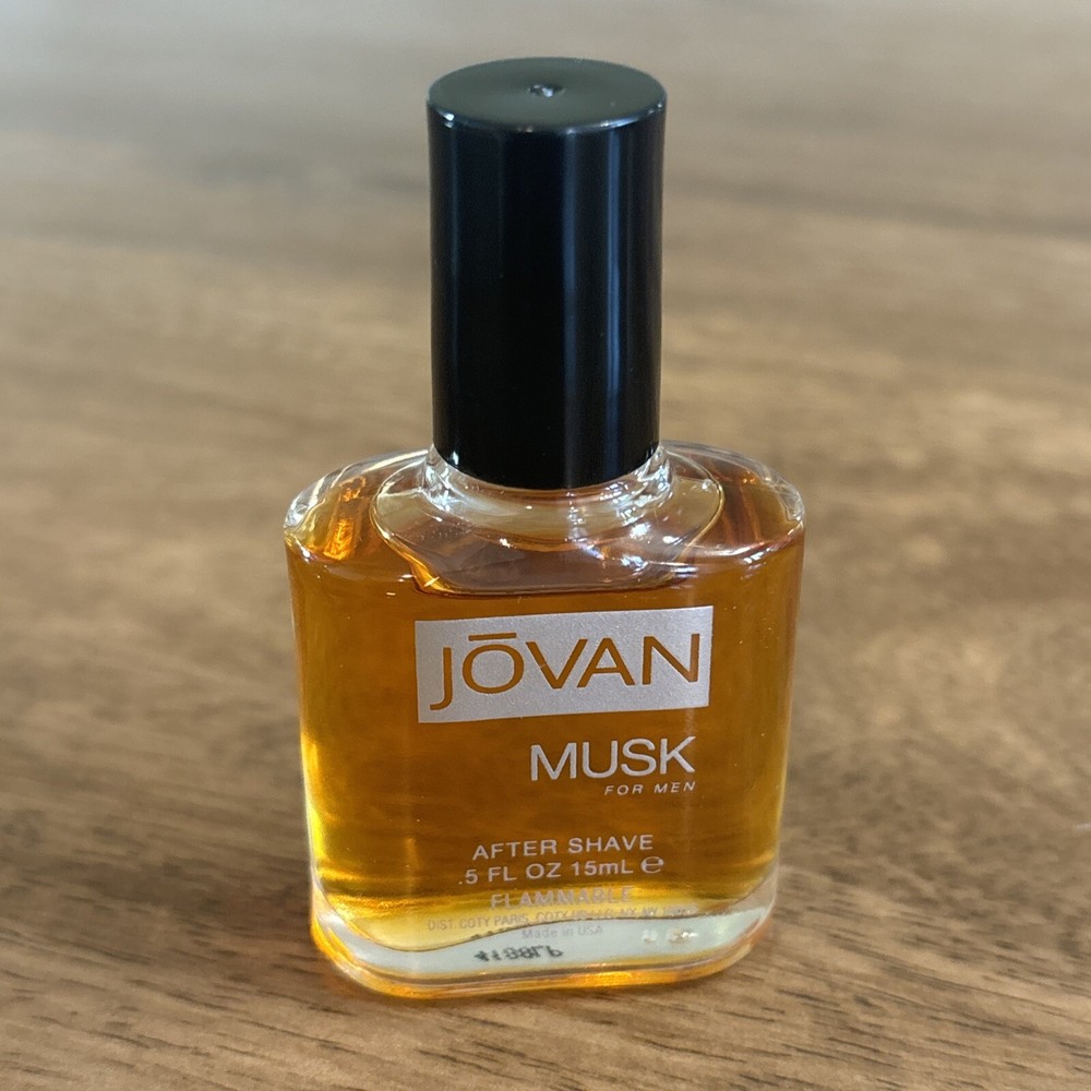 Jovan Must .5 fl oz partially full
