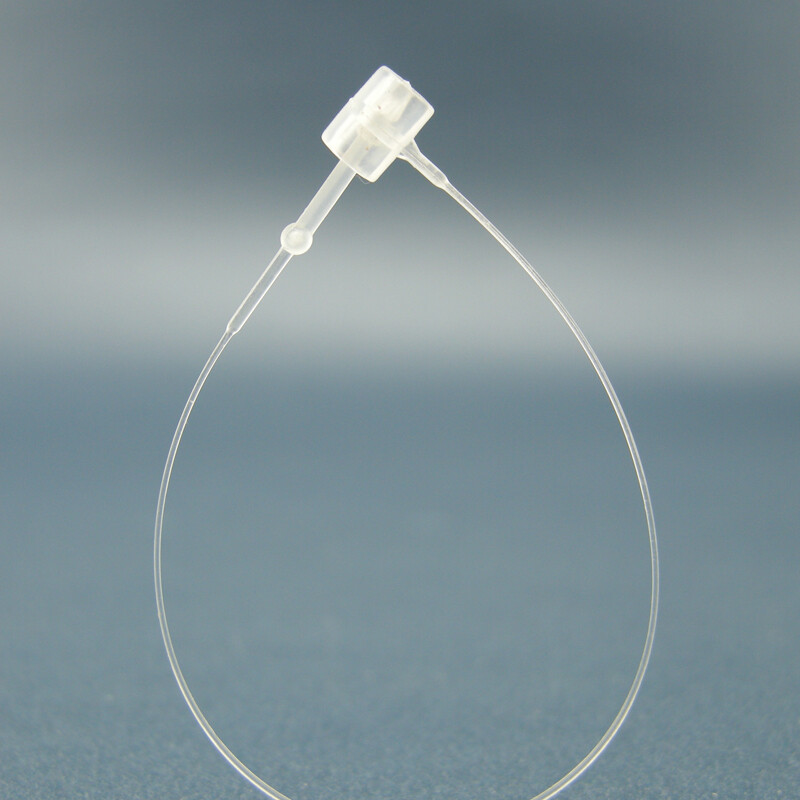 Snap Loop Lock Tag Pin Fasteners 5", clear color
