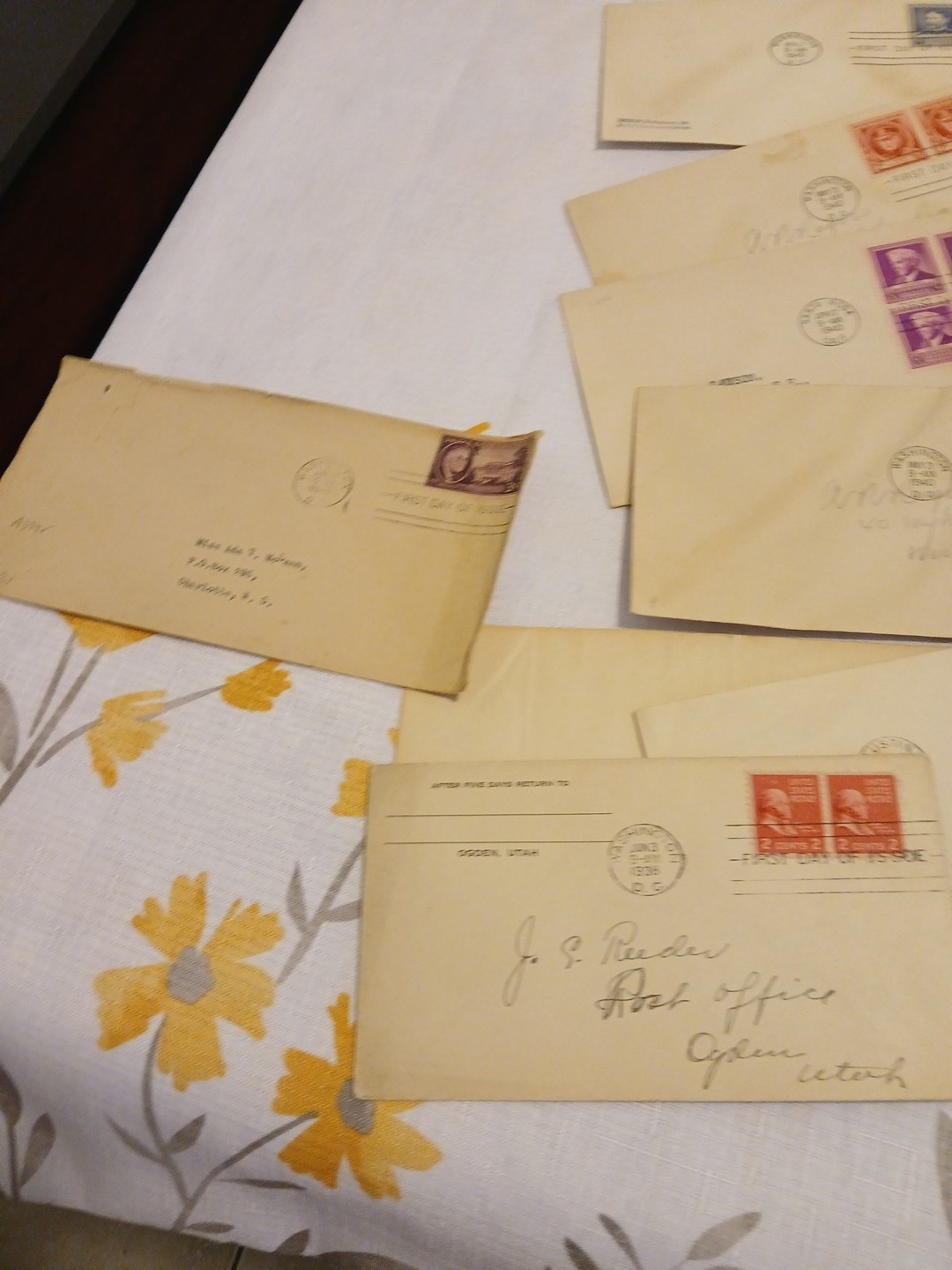 U.S.-1930's-40's-50's-60's-lot of 100 Early Postal Covers Random Pull FDC Estate