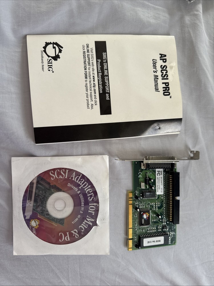 AP SCSI PRO Bus Master Controller Board SC2477 Compatible W/ MAC & PC **READ!!**