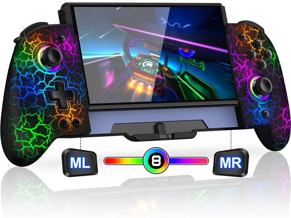 Switch Controller for Nintendo Switch/OLED,Full-Size Grip Wireless Switch Joypad