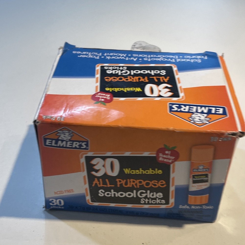 Elmer's Washable School Glue Sticks 30/Box E556