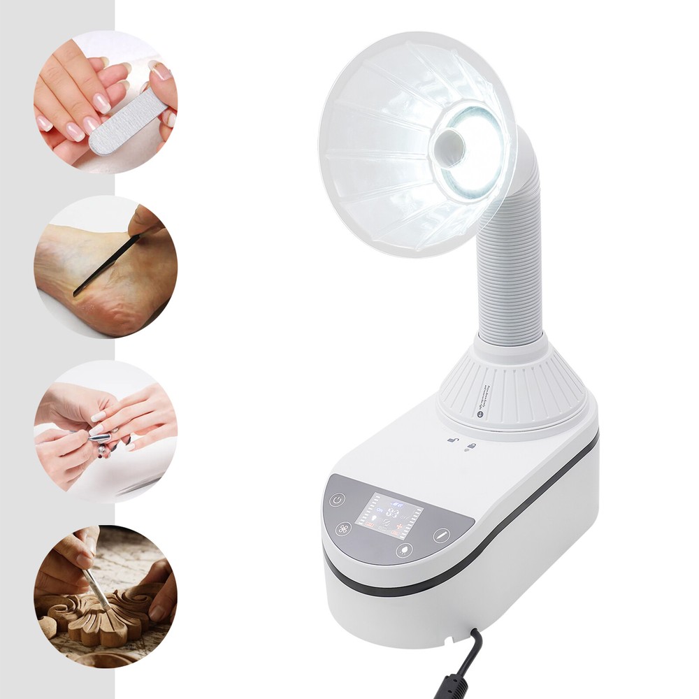 Nail Collecting Machine Tabletop Nail Dust Cleaning Machine Adjustable Speed