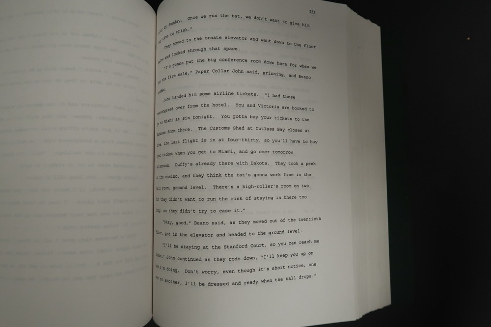 King Con Original Book Script Stephen J. Cannell Studios Collection 1996 Novel