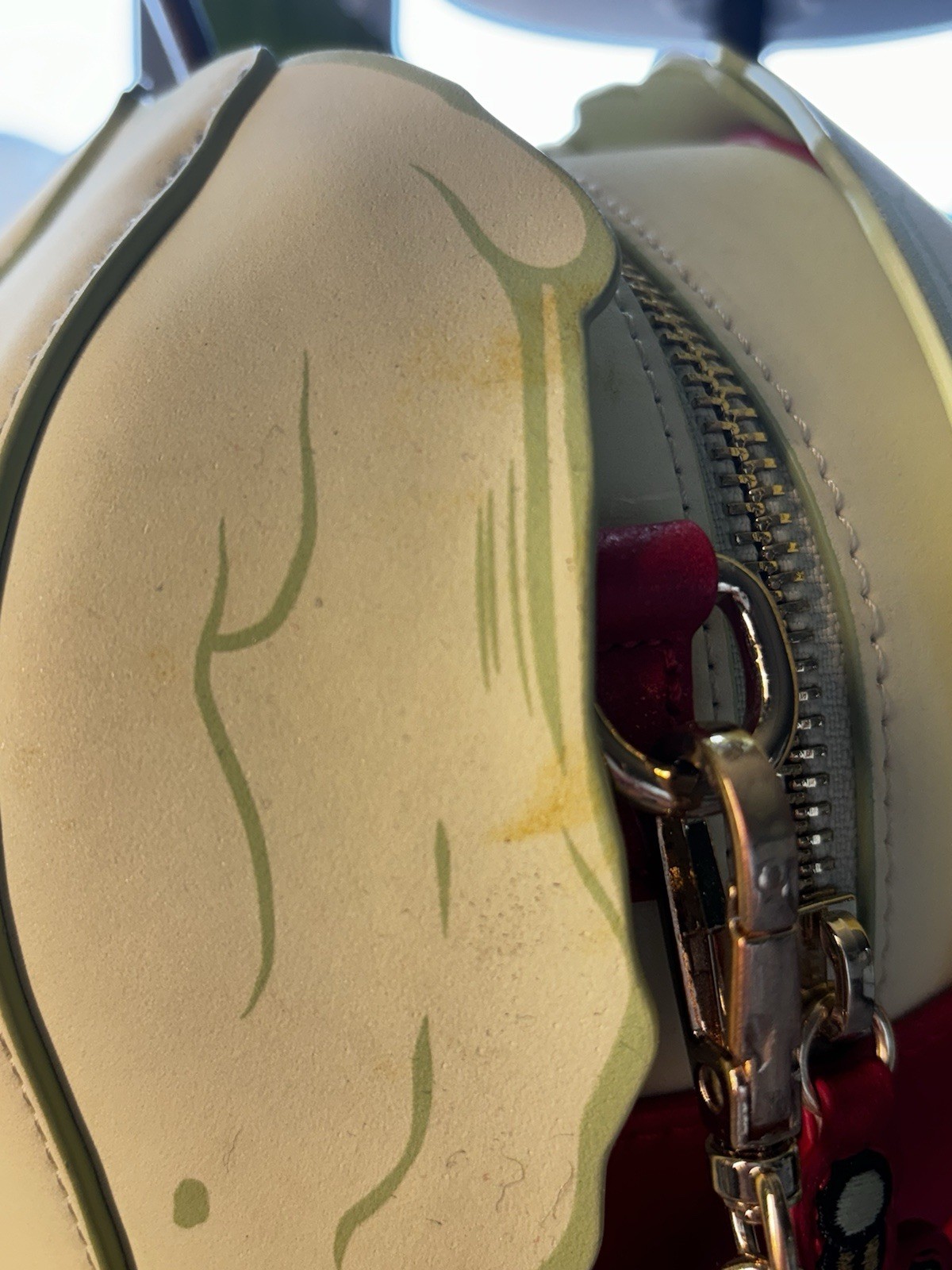 Rare Disney Loungefly Snow White Glow In The Dark Apple purse