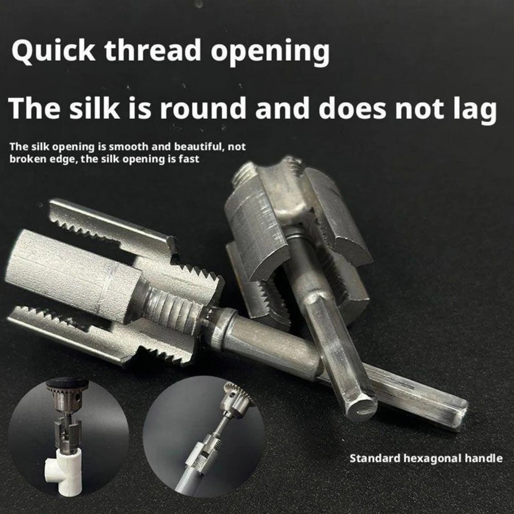 New Integrated Internal and External Pipe Threading Tool Set 1/2 inch Accessory