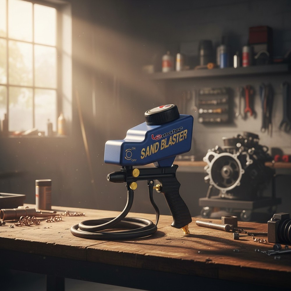 High-Performance Sandblaster for Air Compressors - Ideal for Rust & Surface Prep