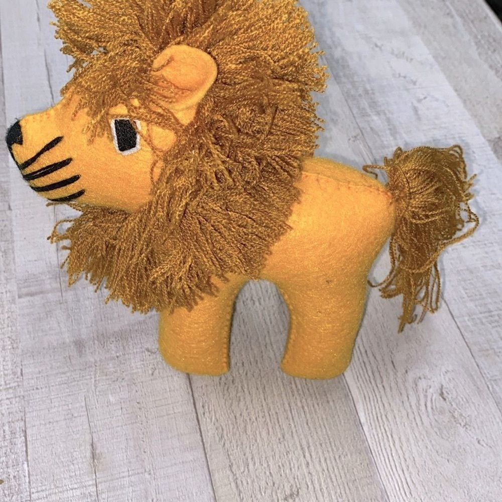 Adorable lion plush