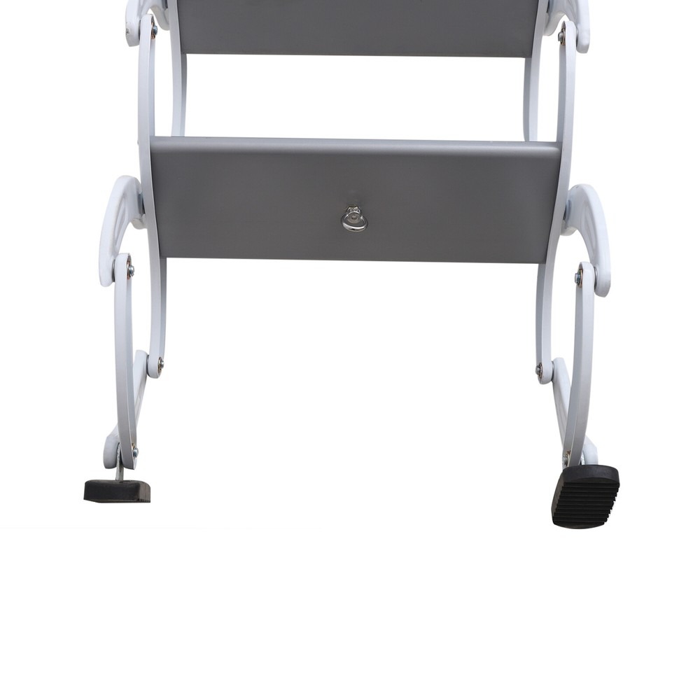Folding Pull Down 12 Steps Attic Stairs Attic Steps Alloy Attic Access Ladder US